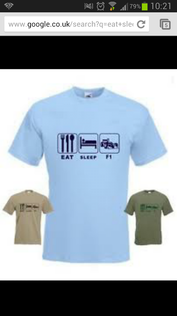 bigDuncA's tweet photo. Love this tee! @MattWilson4 @olbear_ @NickFrench24 @AdamHurrell1991 @Tim_Utting @gr00031 #eatsleepf1 http://t.co/DevSADMB