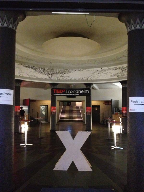 TEDxTrondheim's tweet photo. All set to start our event «Outliers» here @Samfundet. 10 minutes to opening the doors #TEDx http://t.co/FBcqn3G4