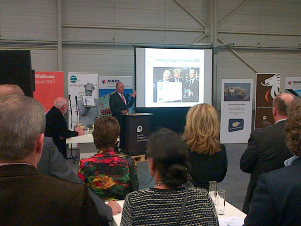 RoyalDutchKE's tweet photo. Speech George Kusters, Chairman Syntech Group, #L1 Business, #LEA; @RoyalDutchKE http://t.co/1Pp71od