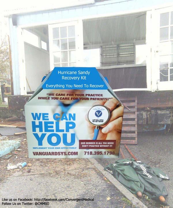 CMMSO's tweet photo. Thoughts and prayers to everyone affected by #Sandy. Our "Sandy Recovery Kit" of services can restore your practice. http://t.co/LRSs0TsG