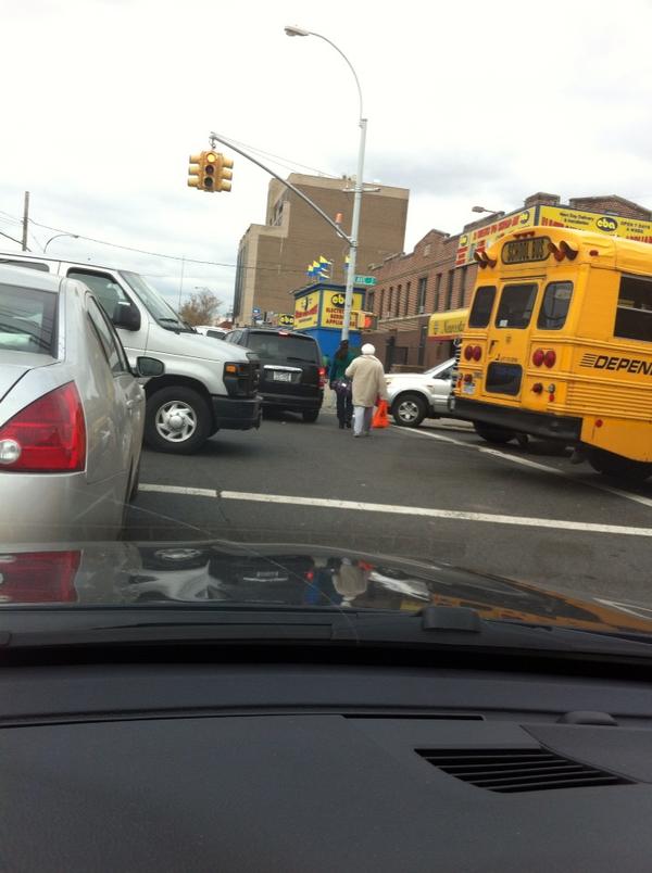 Gas line at nostrand and avenue J