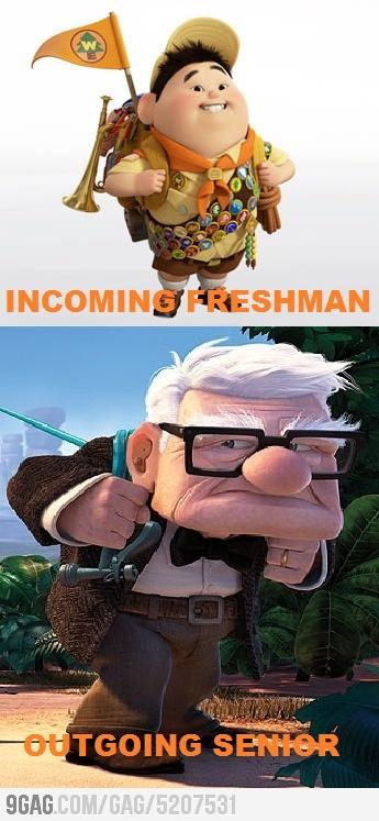 Oh How the frosh grow up.. #AcadiaProblems