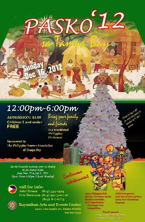 Come one, come all to the Pasko 2012. PNA of Tampa Bay will host the annual event.