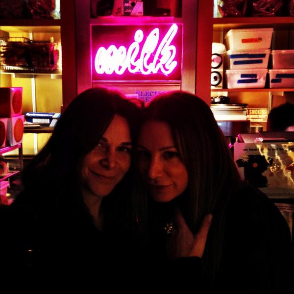 LauranWalk's tweet photo. MILK &amp; cookies with @JFisherJewelry and family. Thank you @davidchang @momofuku, we love you! http://t.co/7lFci2g