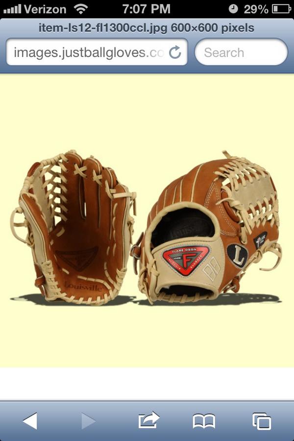 M_Burgoyne4's tweet image. New baseball glove for next summer. #flaretech