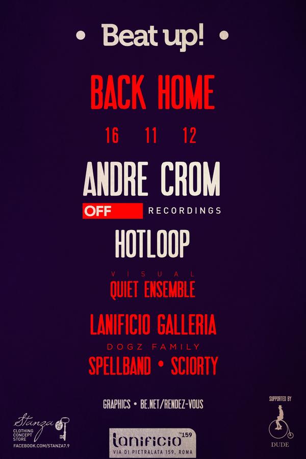 #compactsound is #back 16.11.2011  Beat up!  feat @andrecrom @Lanificio159 #savethedate  #roma #club #disco #events