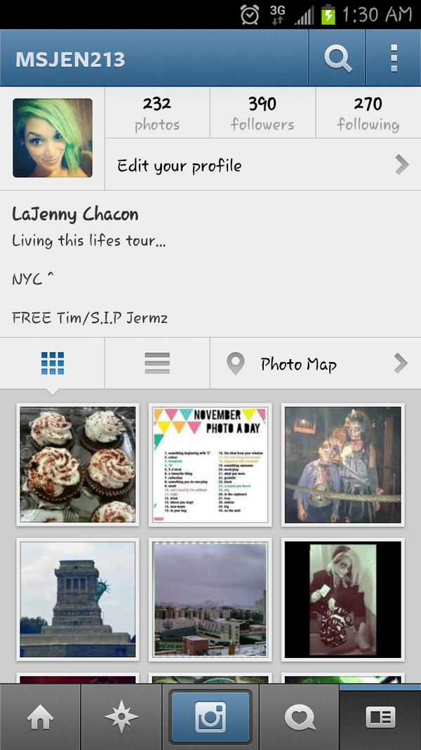 MissJen213's tweet photo. I'm on Instsgram :) follow me @msjen213 http://t.co/b6ZAFipg