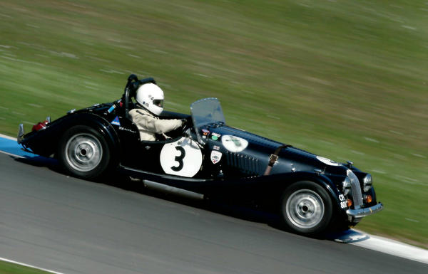 Paul F.Conway estará en Montjuic con su precioso Morgan de 1969.