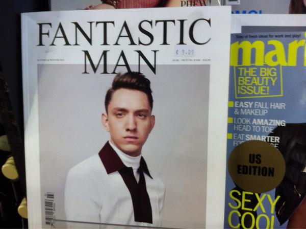petergrogan's tweet image. Just picking me up my monthly copy of 'Fantastic man' #chuffing ;-)