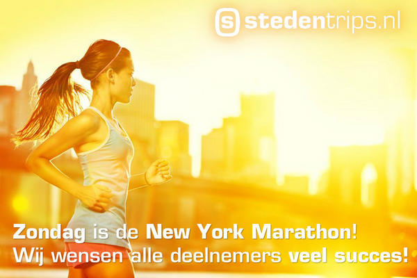 Zondag is de New York Marathon! Gelukkig gaat het, ondanks orkaan Sandy, gewoon door. Veel succes voor alle deelnemers!