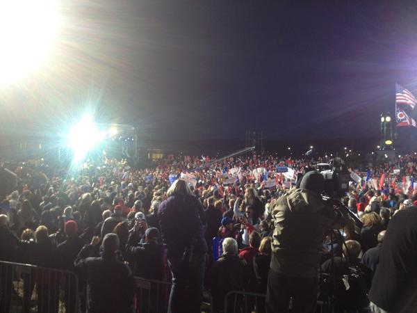 More #Romney rally photos: RT @LindaCarmel: RT @DanTheDaily: the Romney crowd in West Chester #Ohio