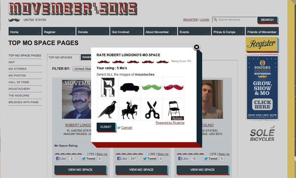 picatcha's tweet image. Custom image library for #Movember