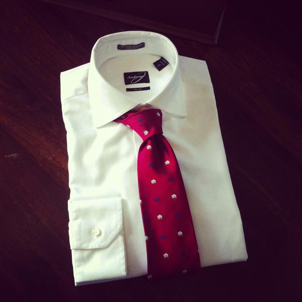 UAHomecoming13's tweet photo. Big thanks to @WalkerBros1 for donating shirts and ties for the Homecoming Court Escorts. #WellSuited http://t.co/ToNA5LfD