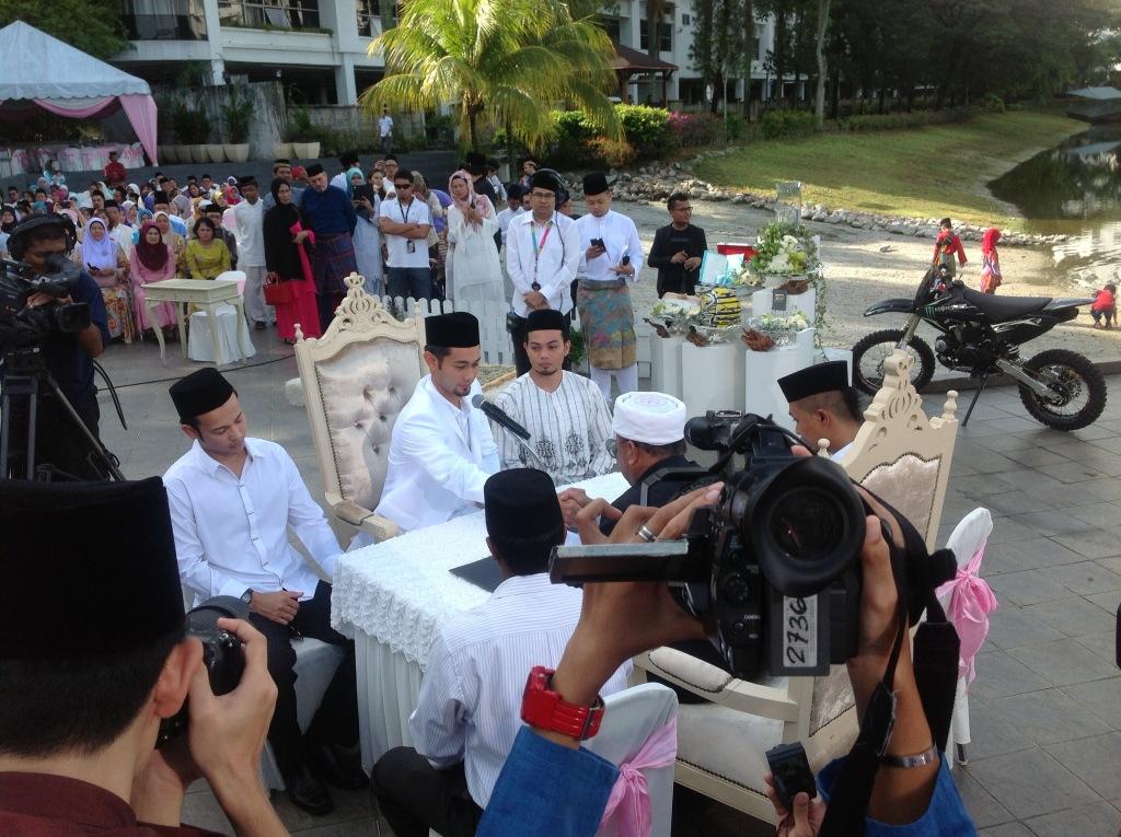 gambar majlis nikah farid dan diana