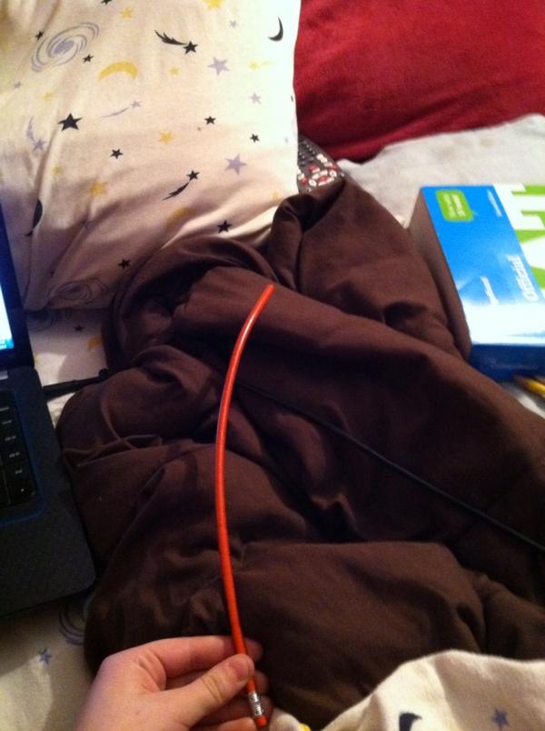 K_Thorpe13's tweet image. Does this count as a number 2 pencil :/✏📝 #SATproblems