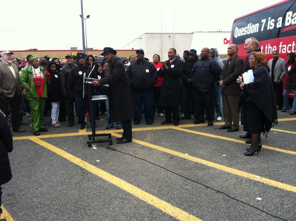 VoteNoOn7's tweet image. Just kicked off the first event of the 7 Reasons To Say No To 7 bus tour in Hillcrest Heights! #Question7