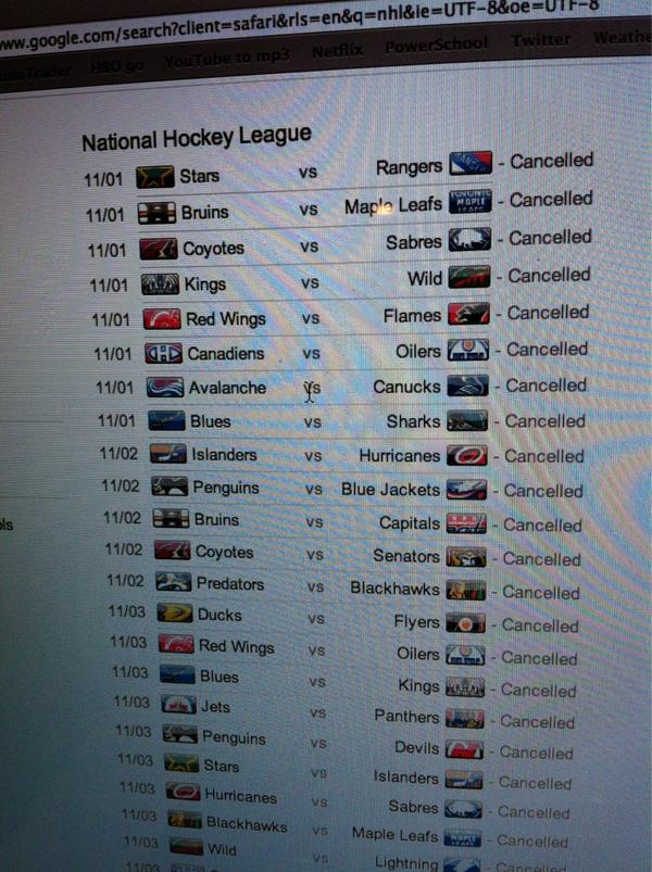 Hfasching22's tweet photo. #depressed #Lockout2012 http://t.co/l1RX3WvX