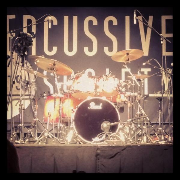 DrummermanJoe's tweet image. Front row at the Marvin smith clinic. Yes #PASIC12