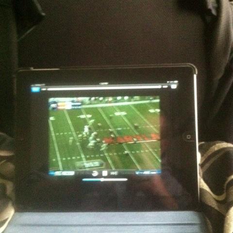 sethwise63's tweet image. Having to watch Tech on the iPad #NCProblems