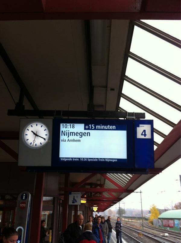 Jawel NS nooit snel, hopelijk hebben de <a href="/AltisMasters/">Altis Masters</a> minder vertraging