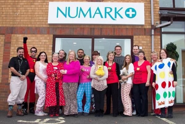 NumarkNet's tweet photo. Numark team raising money for #ChildrenInNeed Are you Showing your Spots at your pharmacy? http://t.co/bVdv72hq @BBCCiN http://t.co/El87mg9y