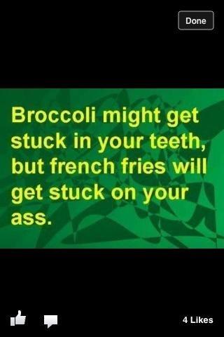 NavyCycling's tweet photo. Broccoli is the way! http://t.co/MKAjV11E