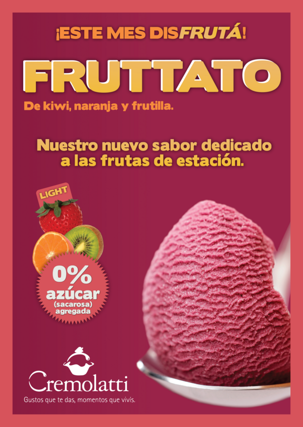 Cremolatti's tweet photo. Probá el nuevo #FruttatoDeCremolatti, sabores de la estación! Hacé RT y participá por 1 Kilo :) http://t.co/AqpSfgZG