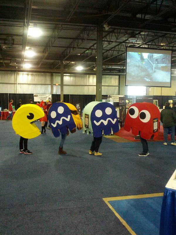 cityhound's tweet photo. Pacman and all of his friends and the @WesternFair #TES show come check out the cityhound booth like us on facebook too http://t.co/Hzl03A9D