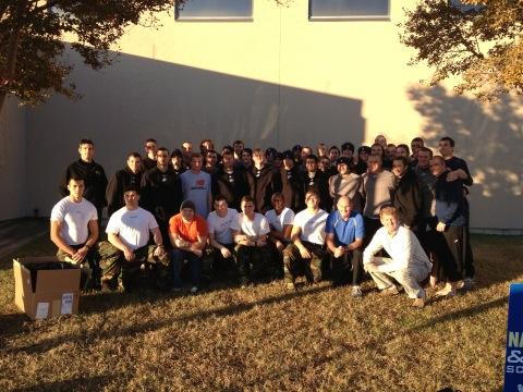 OldDominionAF's tweet image. @ODUBaseball joined Seal Team 2 today &amp;amp; ran the gauntlet on some serious water obstacles #NotMessinAround @ODUSports