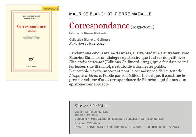 モーリスブランショ Blanchot 2012 8ページ目 Togetter - 