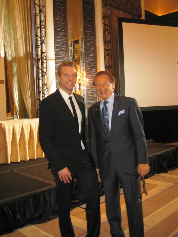 Brett with judge Peter Thomas of TFS following his presentation. Brett made Canada proud!

.#uManitobaGSEA  #GSEA2012