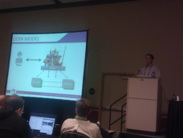 aterrel's tweet image. Need distibuted array support in python? Norse god Odin and Enthought combine forces. #SC12 #pyHPC