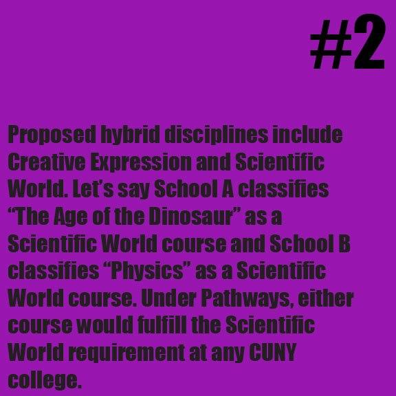 PausePathways's tweet image. Under Pathways both The Age of the Dinosaur and Physics are unequally listed as "Scientific" courses #PublicizePathways