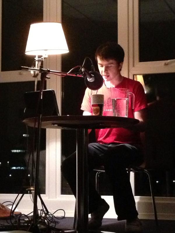 CaolanKeaveney's tweet image. Daniel Watts performing Empty Words #keen #GettingNowhere #johncage