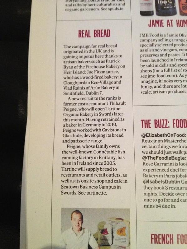 tibothebaker's tweet image. So proud to be featured in today's @IrishTimes Saturday Magazine. Thanks to @mcdigby #realbread #realirishbread