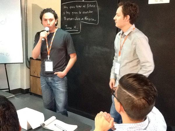 SWCol's tweet photo. Contratame.co presenta ahora su idea en la 1ra sesión con los mentores #SWBog #GSB2012 http://t.co/s0xIpf6Z