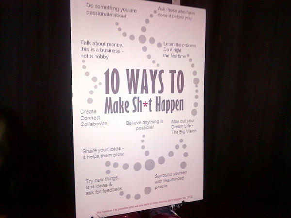 Makenshthappen's tweet image. Are you #makingshithappen 3 simple steps - vision, focus, action #slt12