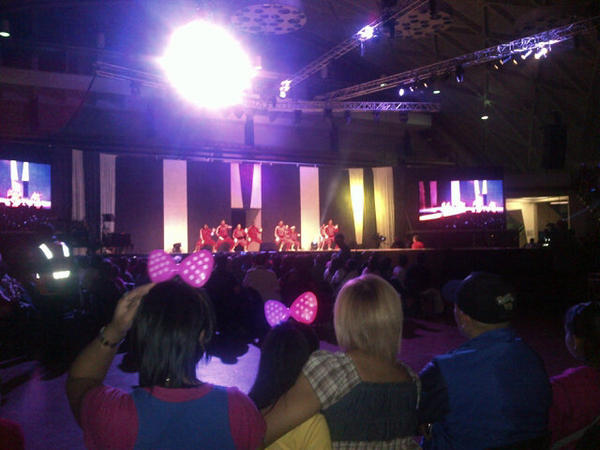 High energy on stage...#SACTWUSpringQueen. Let's partym.