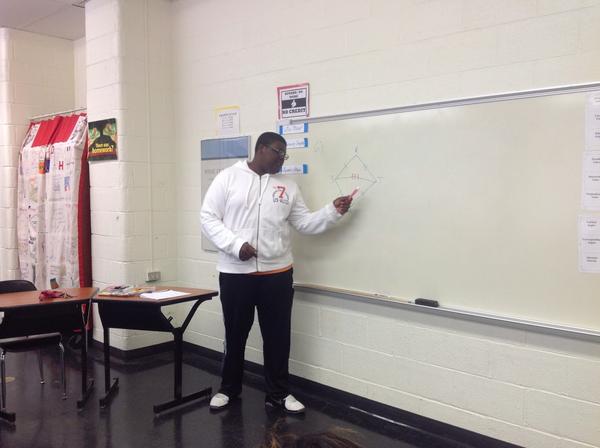 NNPSTheDream's tweet photo. Michael doing community service during Saturday school http://t.co/oG1okMSv