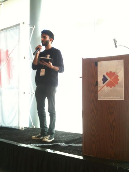 EWLOG's tweet photo. No better way to spend the day than unlocking the future of Georgetown! EWLOG loves the Hackathon! #hoyahacks http://t.co/NrZzzNum