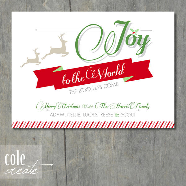 colecreate's tweet image. new holiday design up! modern christmas card // "joy to the world" @Etsy etsy.com/listing/115311…