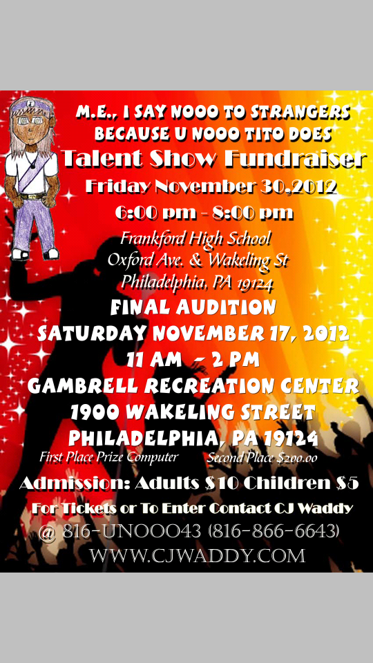 CjWaddy's tweet photo. Talent show auditions until 2pm today! Bring your 5-13 yr old kids! They could win a computer or $200 CASH!!! http://t.co/ioqpjtwt