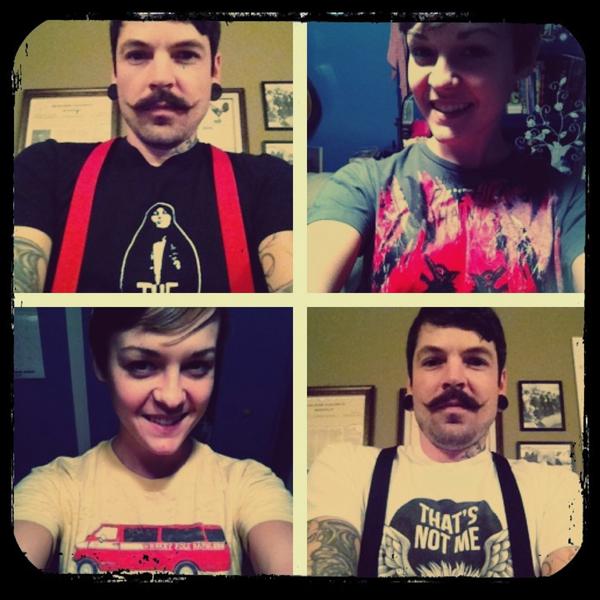 TheHorrorVacui's tweet photo. RT @GraceAndTony "http://t.co/6p0heApW" thanks guys! #backatya