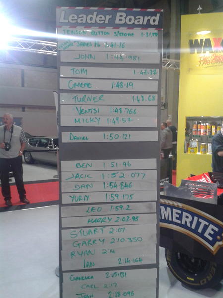 Simdustry's tweet image. It's tough at the top! We've seen some unbelivable driving over the last 2 days. Who's going to win top prize tomorrow?