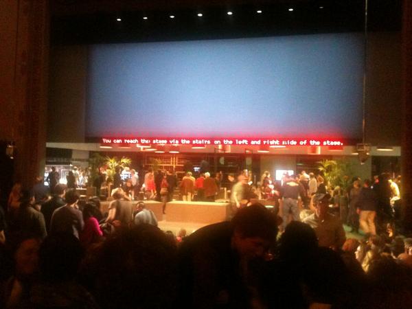 collkavs's tweet photo. People coming up on stage. This is pretty cool. Thanks @patrickrousseau! #romantragedies http://t.co/IdbvK8kD