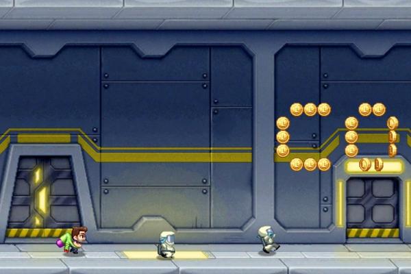 nickeysamuel's tweet photo. I just flew 203m in an explosive game of Jetpack Joyride on iPhone. Try to beat that! http://t.co/zA68j98S http://t.co/4QMrUOV9