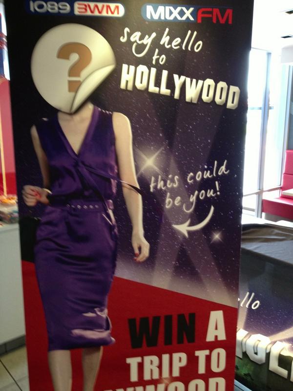 Say Hello to Hollywood at Mc Donald's Ararat till 2 today with Mixx FM 98.5