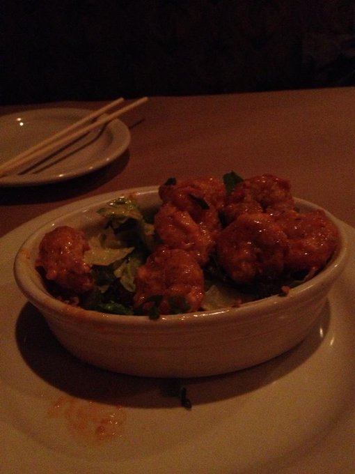 Bonefish Grill w/ the boyfrannn #bangbangshrimp http://t.co/rC1SvRYU<a href="/tag/bangbangshrimp"class="tags">#bangbangshrimp</a>