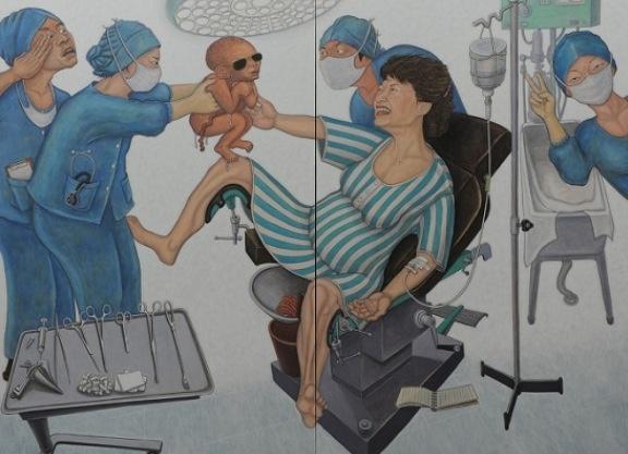 짜증난다!!! 새누리당 뭐하나?? 박후보의 개인명예까지 송두리채!!! 미래 지도자를 선출하는 중요시기에  홍화백의 그림이 "표현의 자유인가??" 아님 "실정법 위반인가??" 굳이 출산을 그림으로 다룬 이유는??