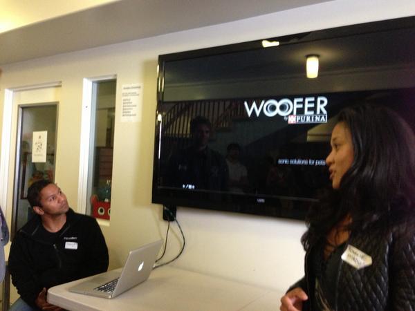 amplifyla's tweet image. Woofer is a speaker so pets can hear music properly #pethack @amplifyla @petcentric nailed it!